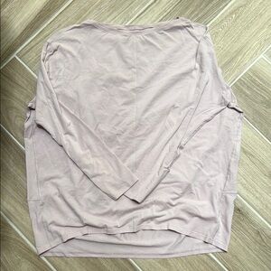 Lululemon Women's Dusty Pink Back in Action Long Sleeve
